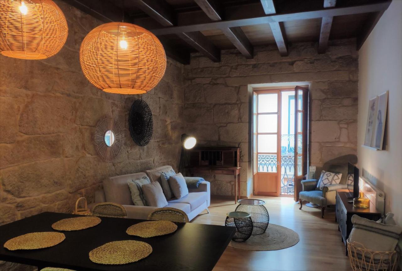 Exclusivo apartamento en edificio histórico Pontevedra Exterior foto