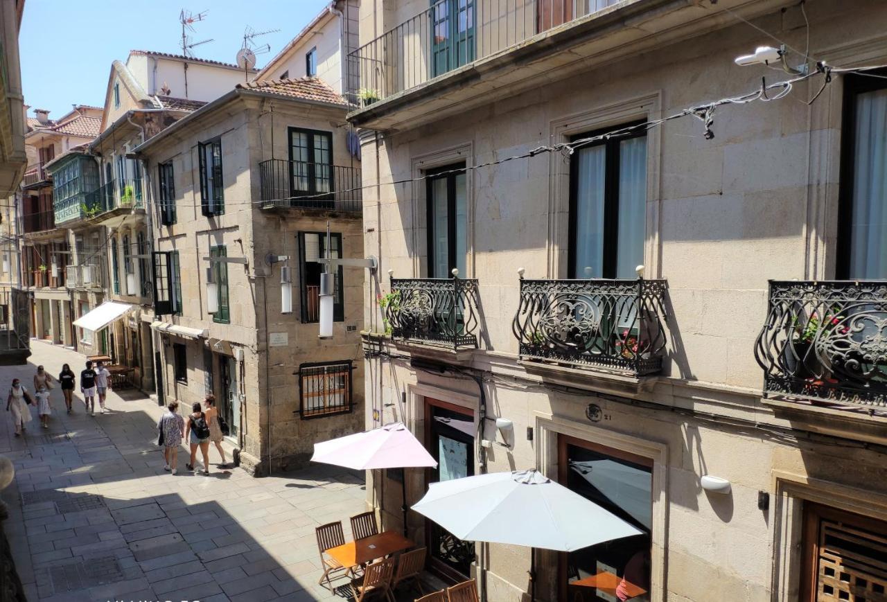 Exclusivo apartamento en edificio histórico Pontevedra Exterior foto